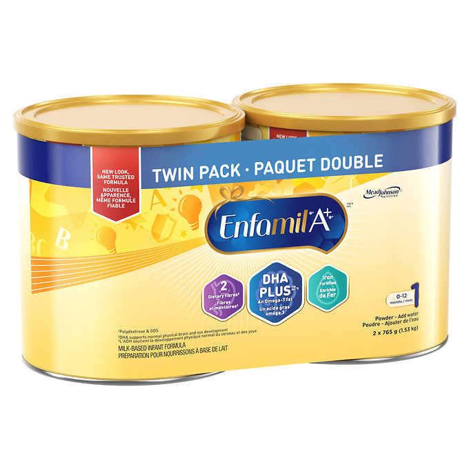 Enfamil A+ Infant Formula, 765 g, 2-pack