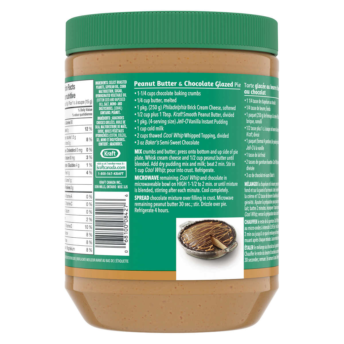 Kraft Smooth Peanut Butter, 2 kg
