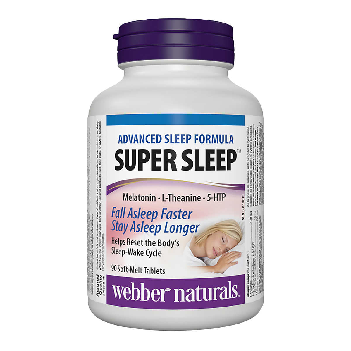 webber naturals Super Sleep 90 Soft-Melt Tablets
