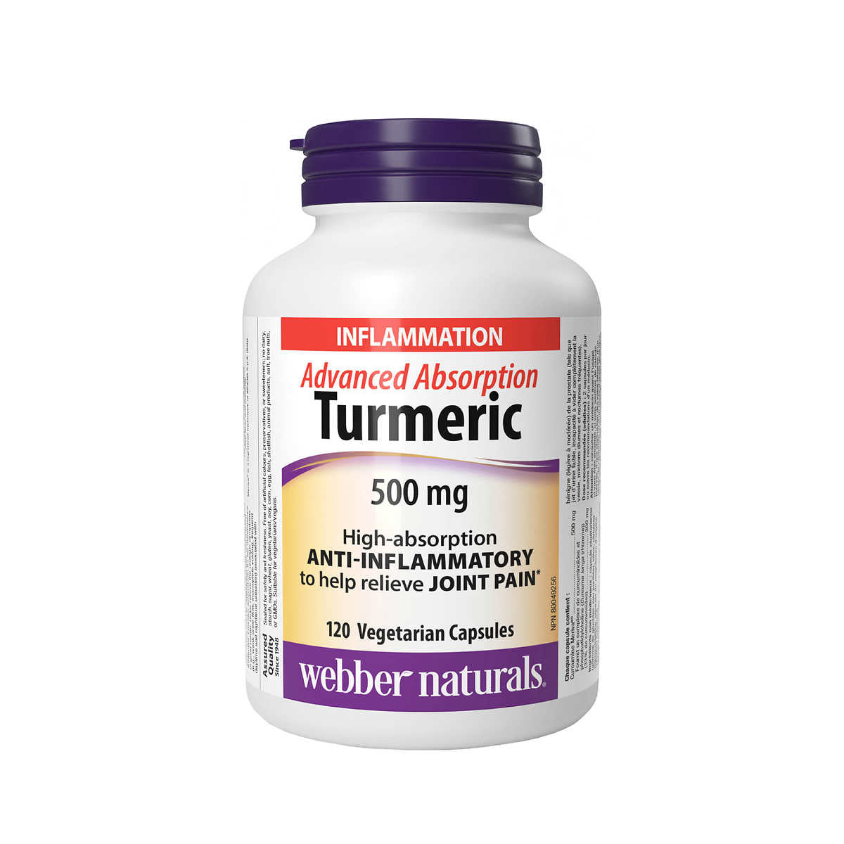 webber naturals Turmeric Advanced, 120 Capsules