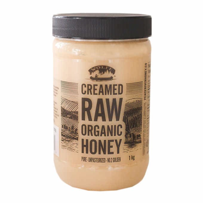 Wolfe Creamed Raw Organic Honey, 1 kg