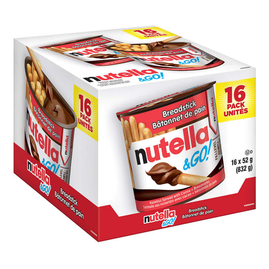 Paquets de collations Nutella &amp; Go, 16 × 52 g