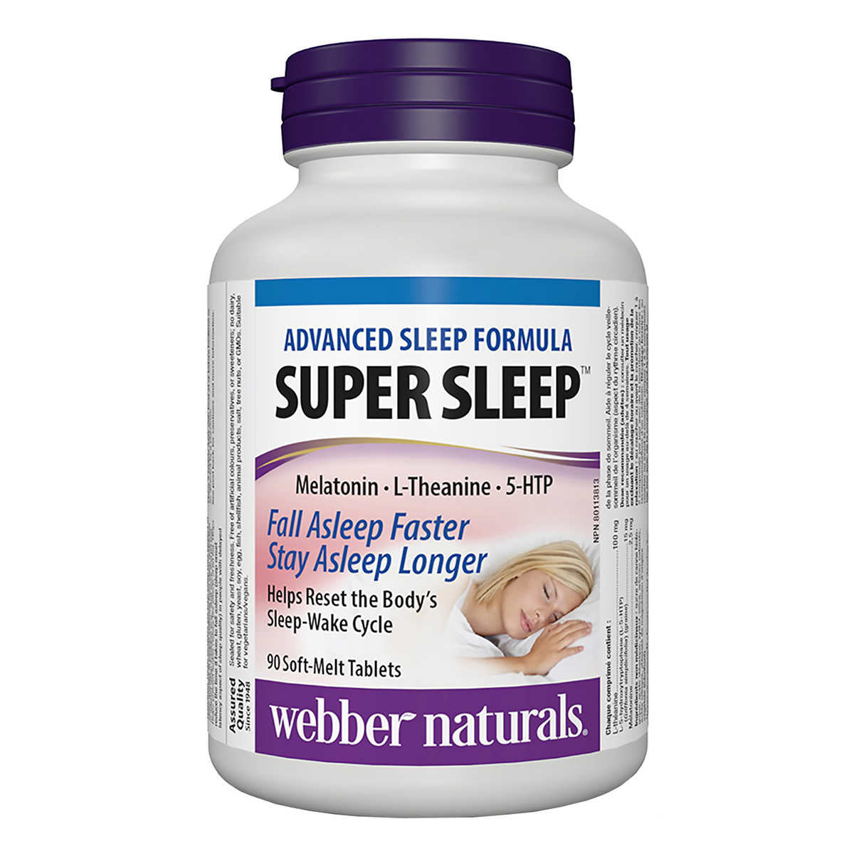 webber naturals Super Sleep 90 comprimés fondants