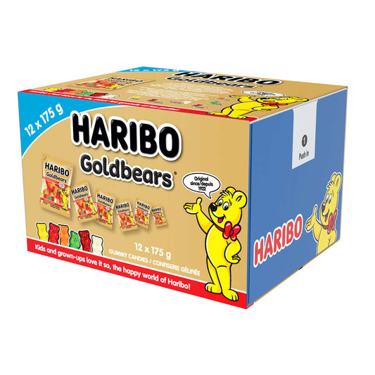 Haribo Goldbears Gummy Candies, 12 × 175 g