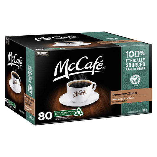 McCafé Premium Roast Coffee K-Cup Pods, 80-count