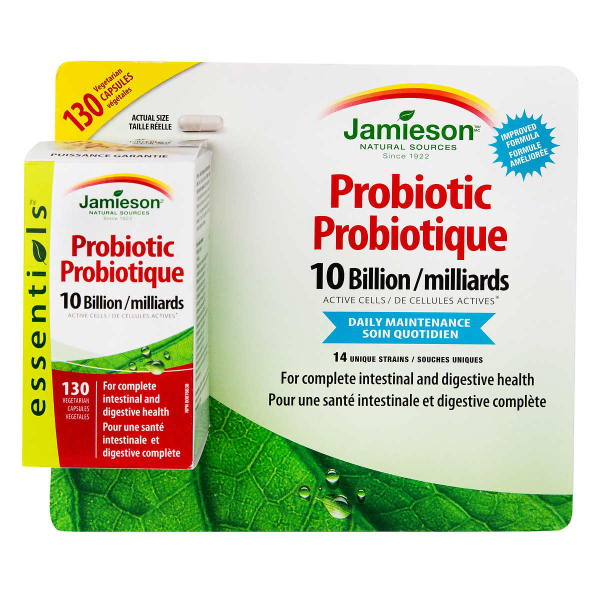 Capsules probiotiques Jamieson, 130 pièces 
