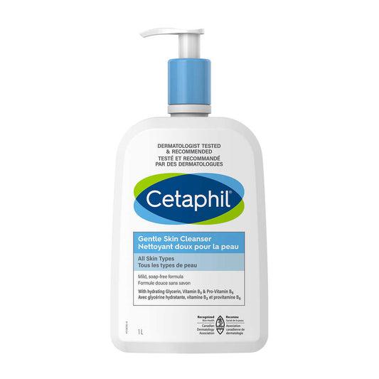 Nettoyant doux pour peau sensible Cetaphil, 1 L